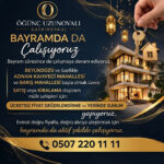 Bayramda da Evinizin Değeri İçin Görev Başındayım!